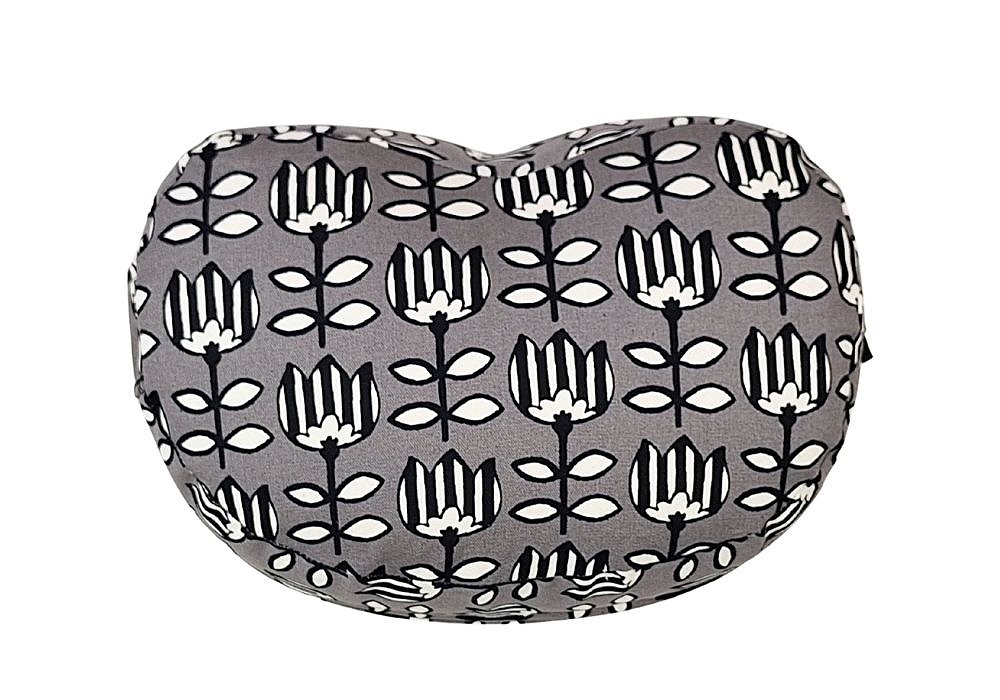 姿勢も良くなる正座クッション チューリポップ・グレー　(取っ手付) 関連画像1 | 商品紹介 | マインドフルネスdays 有限会社エール