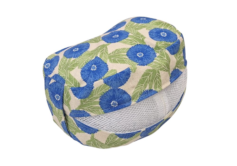 姿勢も良くなる正座クッション デイジー・ブルー　(取っ手付) 関連画像4 | 商品紹介 | マインドフルネスdays 有限会社エール